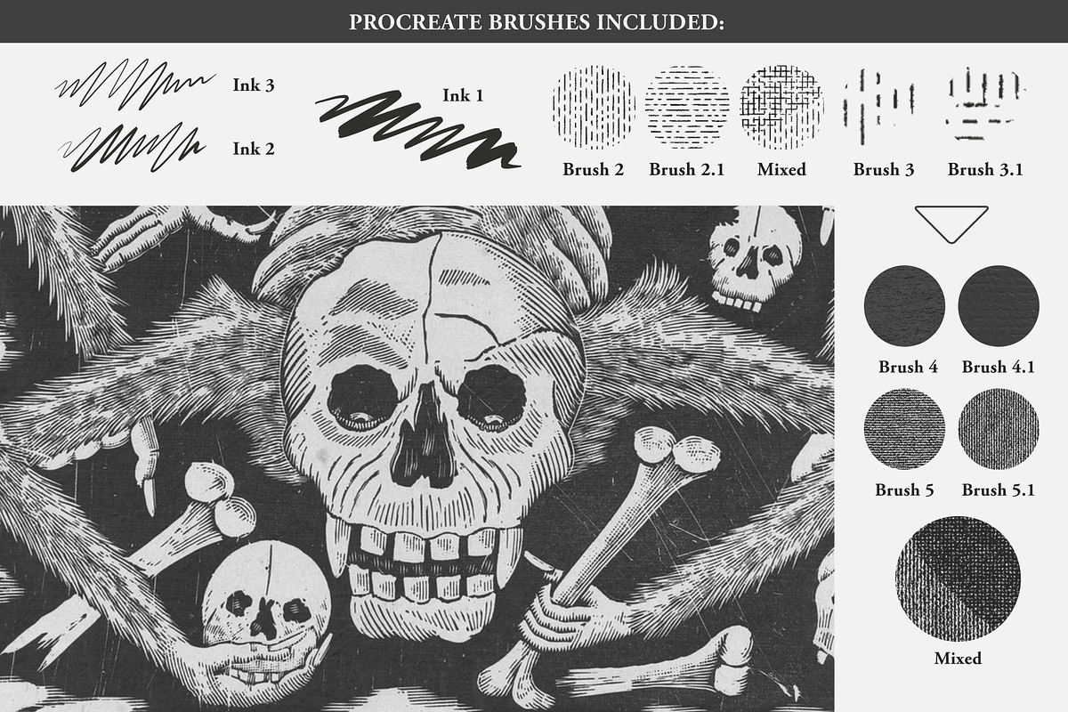 The Halloween (2025) Procreate Kit, a Brush Add-On by Digi Life (Photo 3 of 6)