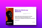 Boka - portfolio and resume template, a Bootstrap Template by SLICEmyPAGE (Thumbnail 12 of 13)