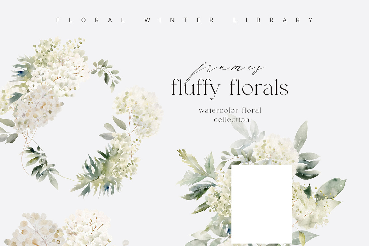FLORAL WINTER BOX Watercolor Bundle, a Seasonal Illustration by Muse Artist (Photo 19 of 95)