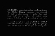 Kindred - Stylistic Alternates Font, a Serif Font by Tom Chalky (Thumbnail 6 of 8)