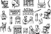 Barber Shop Vintage Collection, an Object Graphic by RT Studio (Thumbnail 3 of 4)