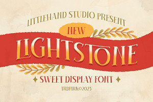 Lighstone - Sweeet Display Font