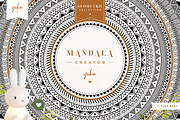 Mandala Creator I Geometric, a Brush Add-On by Yuka Baby (Thumbnail 1 of 10)
