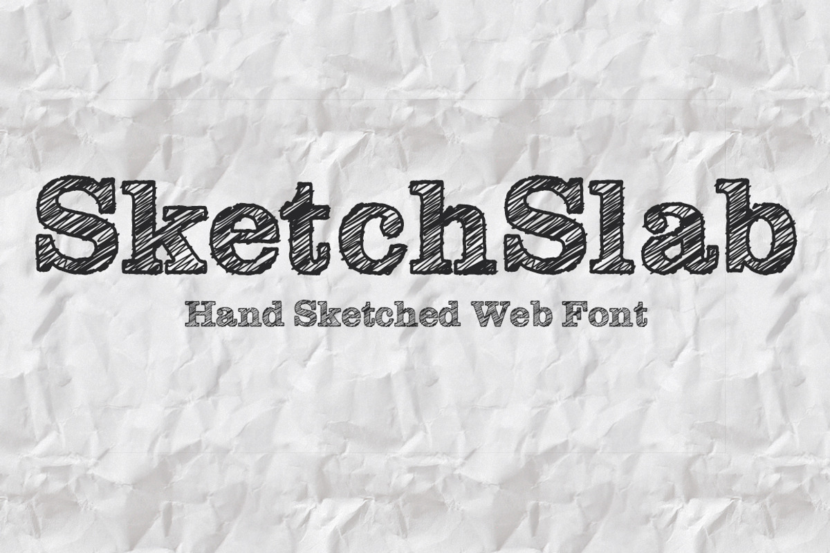 SketchSlab Web and Desktop Font