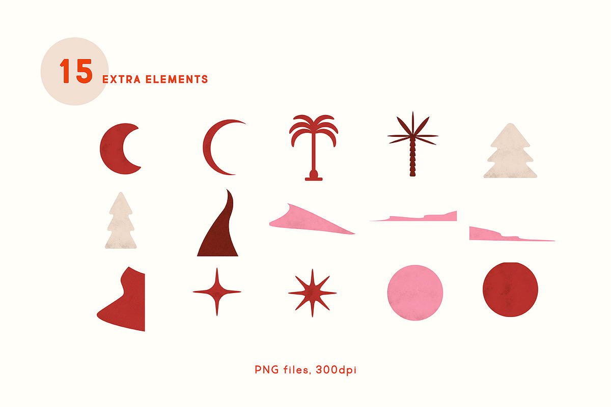 Landscape Shapes & Compositions, a Texture Illustration by All This Concept (Photo 13 of 14)