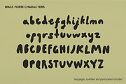Mass Form Bold Textured Handwritten, a Sans Serif Font by Struvictory.art (Thumbnail 5 of 9)
