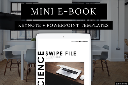 Mini Ebook | Swipe File | No. 1, a Magazine Template by Template Monkey @dscience