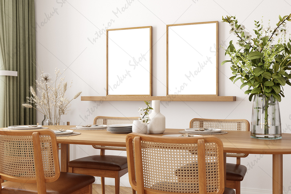 Frame Mockup Interior, PSD JPG PNG, a Poster Template by Mockup Shop (Photo 2 of 2)