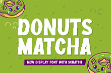 Donuts Matcha || Display Font