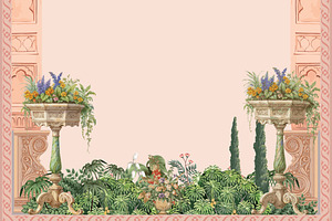 Arabesque Garden Arch Frame