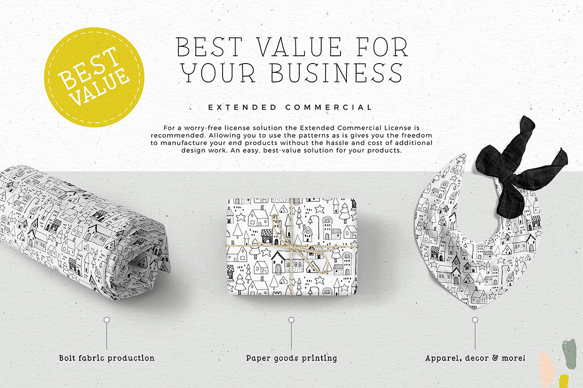 Black & White Winter Patterns, a Pattern Graphic by Lisa Glanz (Photo 12 of 13)