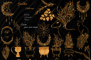 GREEN WITCH YOGA Line Art BUNDLE, a Graphic by ArtOLB (Thumbnail 2 of 13)