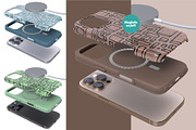 iPhone 16 pro Tough Case Mock-up, an iPhone Mockup by Colatudo Store (Thumbnail 4 of 9)