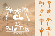 Palm tree vector design set, a Graphic by KristianStudio (Thumbnail 1 of 8)