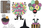 Magic Clipart, a Seasonal Illustration by GlamArtZhanna (Thumbnail 3 of 5)