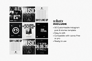 music festival / Social Media Kit, a Social Media Template by Lookslabs (Thumbnail 3 of 8)