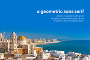 Zabal font family by FontPeople, a Sans Serif Font by FontPeople (Thumbnail 2 of 6)