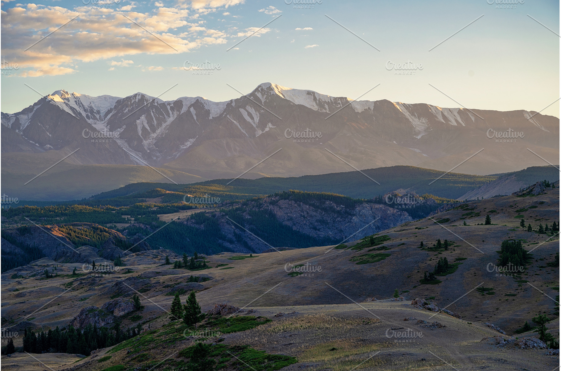 Sunset Over Serene Mountain, a Nature Photo by Jan Jack Russo Media