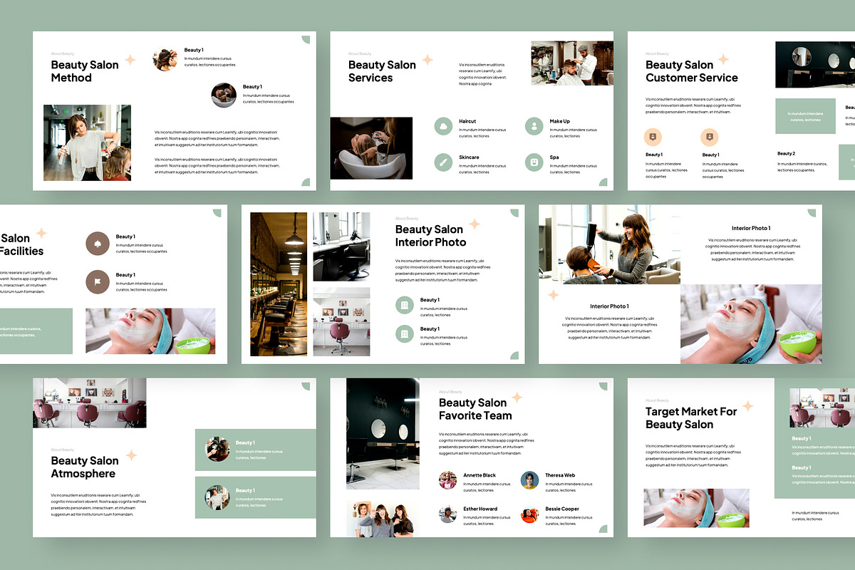 Glamourous - Beauty Google Slide, a Presentation Template by Panen Creative (Photo 4 of 6)