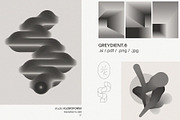 Greydient 6, an Object Graphic by kloroform (Thumbnail 1 of 14)