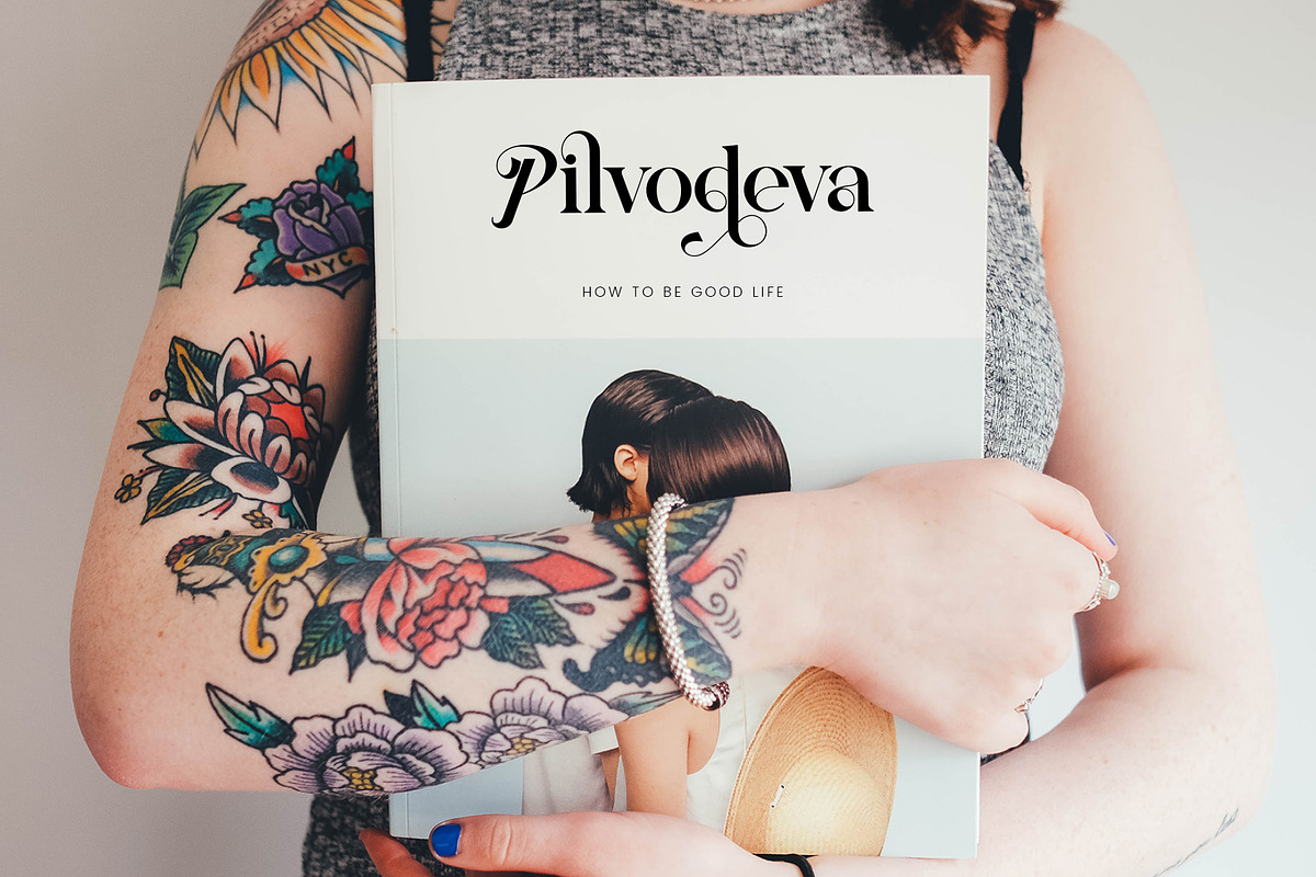 Rilvan - Modern Typface Serif, a Serif Font by AnnofaType (Photo 5 of 8)