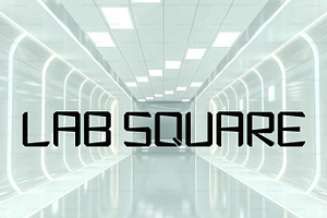 Lab Square Font, Logo Font, Typeface
