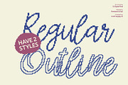 CS Elysia Pixel, a Script Font by Craft Supply Co. (Thumbnail 4 of 8)