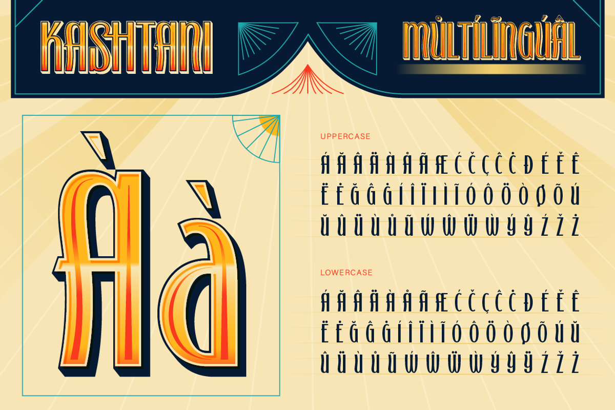 Kashtani, a Sans Serif Font by Burntilldead (Photo 11 of 12)