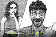 25 Sketch Action Bundle!, an Action Add-On by Vatdesign (Thumbnail 10 of 11)