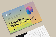 Colorful Modern Postcard Template, a Business Card Template by MightyDesign (Thumbnail 2 of 8)