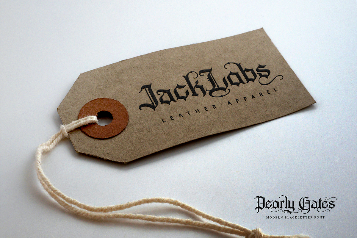 Pearly Gates - Blackletter Font, a Blackletter Font by Pixesia Studio (Photo 9 of 12)