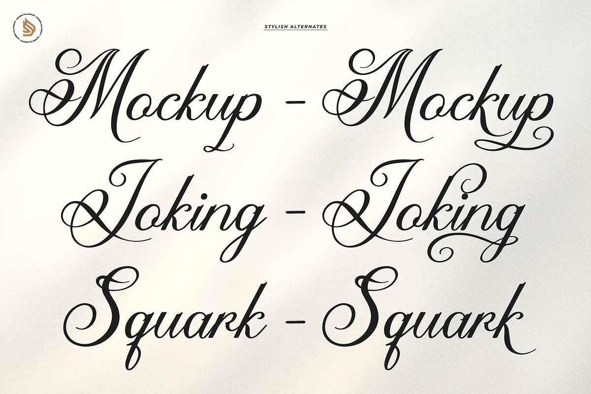 Katarina Delvor | Modern Calligraphy, a Script Font by gracetype_studio (Photo 3 of 15)