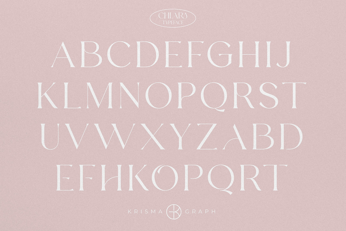 CHLARA | Modern Ligature Serif, a Sans Serif Font by Krismagraph (Photo 6 of 12)