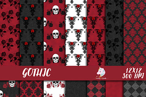 Gothic Digital Paper