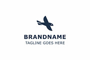 Letter A Flying Bird Logo, a Branding & Logo Template by Pray Art Design Studio (Thumbnail 1 of 2)