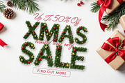 Xmas Joy - Christmas Holiday Font, a Font by AndrewPixelType (Thumbnail 4 of 10)
