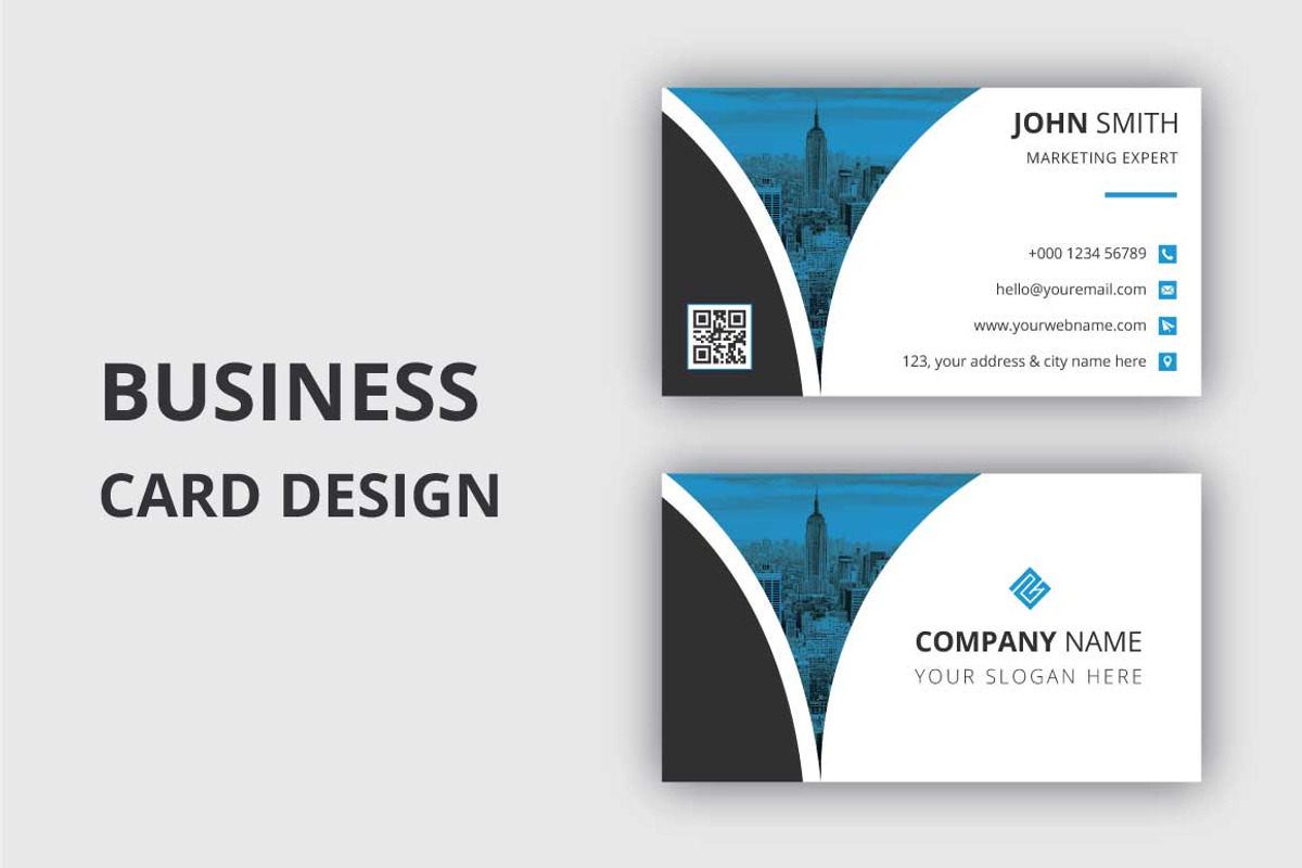 Clean Business Card Design Template, a Business Card Template by Pixel Pro (Photo 1 of 4)