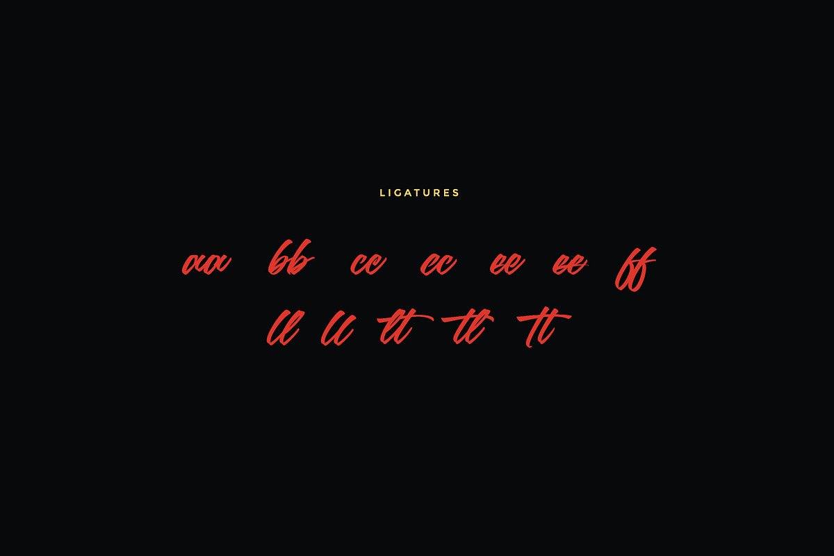 Goliath script font preview 7