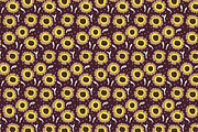 Sunflowers patterns, a Pattern Graphic by Lyolya Profitrolya (Thumbnail 3 of 5)