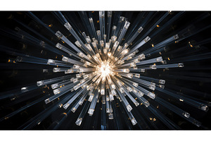 chandelier starburst shape ai, a Technology Photo by pikepicture