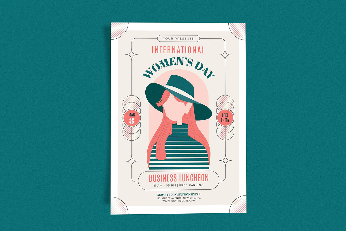 Women's Day Girl Hat, a Flyer Template by Me55enjah Design (Photo 2 of 4)