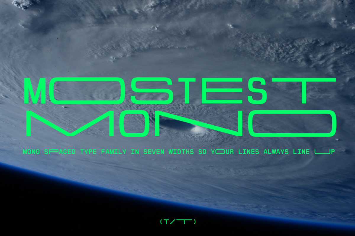SALE: Mostest Mono Font Family, a Font by That That Creative (Photo 1 of 10)