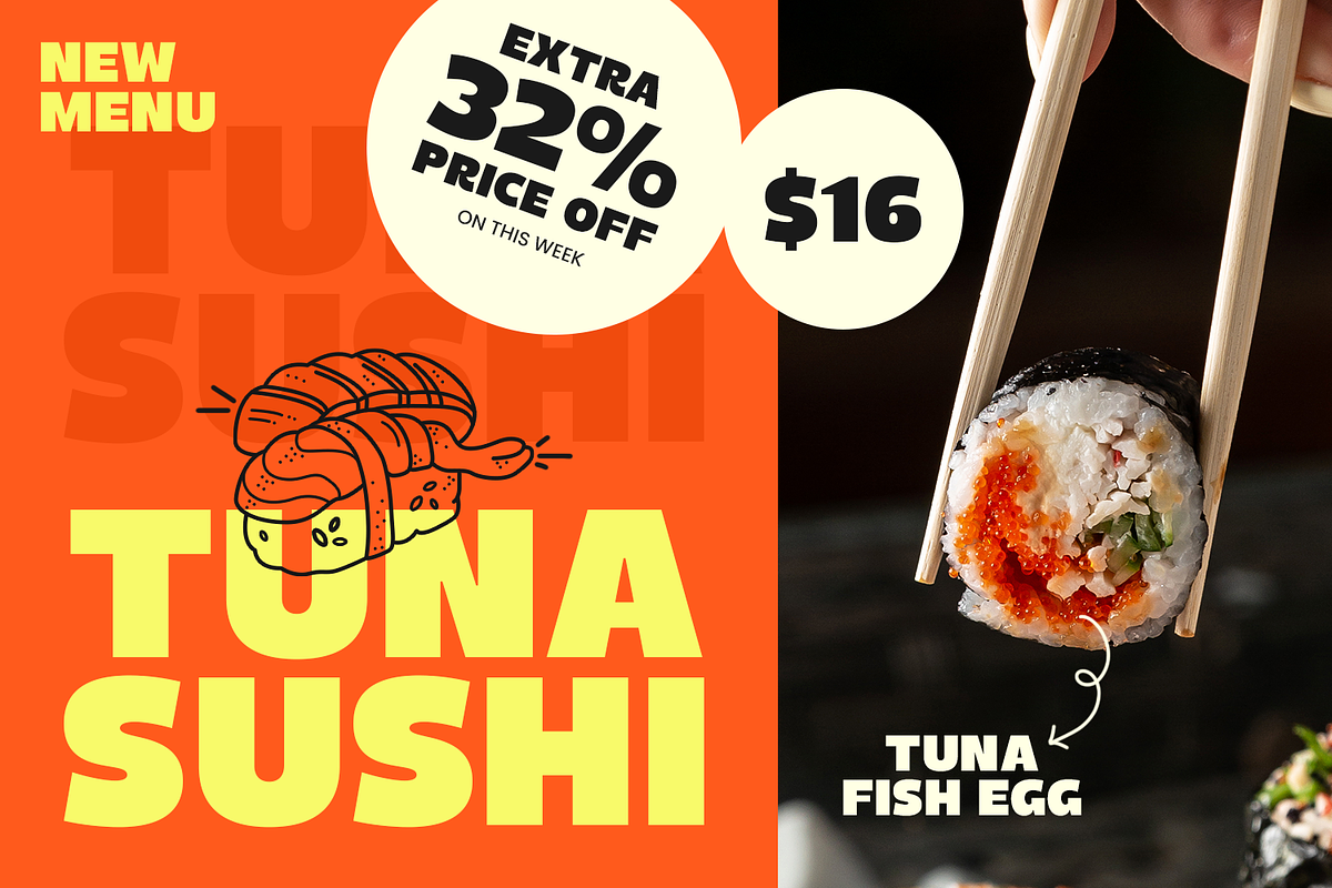 QRIBO - Food Font, a Sans Serif Font by Umitype (Photo 2 of 8)