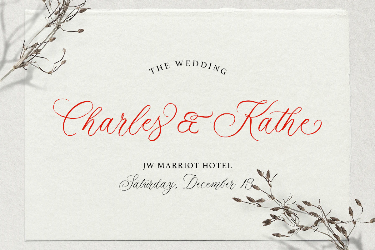The Marydate - Organic Calligraphy, a Script Font by Letterhend Studio (Photo 8 of 9)