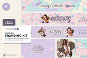 YouTube Branding Kit - Floral Pastel, a Social Media Template by KloudCanvas (Thumbnail 1 of 7)