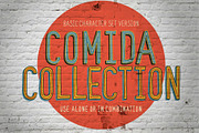 Comida Funky 4 Font Collection, a Sans Serif Font by Lee Iley (Thumbnail 1 of 4)