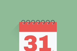 Simple Calendar With Date 31.