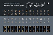Bengal Sparkling Letters Overlays, a Symbol Font by PhotoSpirit (Thumbnail 3 of 8)