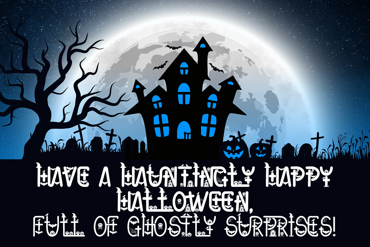 Halloween Decorative Font, a Sans Serif Font by 177Studio (Photo 5 of 8)