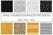 Hand drawn patterns, a Pattern Graphic by Wild Rose (Thumbnail 1 of 6)